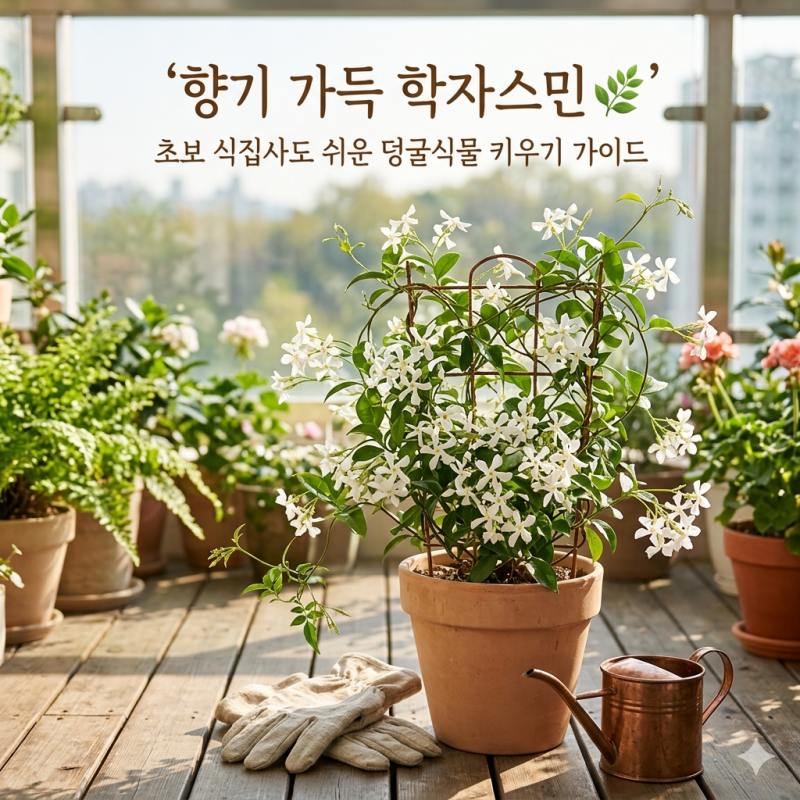 학자스민 향기 좋은 덩굴식물 키우는 방법 쉽게 정리