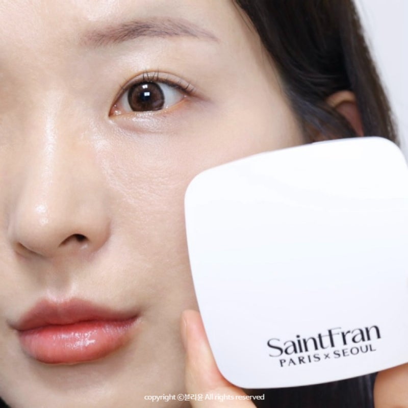 촉촉한 건성 여름 쿠션 팩트 추천! 박민영 화장품 세인트프랑 더마 스킨 에끌라 틴트 후기