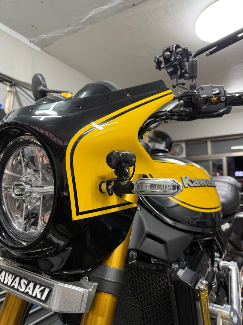 Z900RS 튜닝일지 #8 드디어 달았다. 칙디자인 비키니카울 장착기