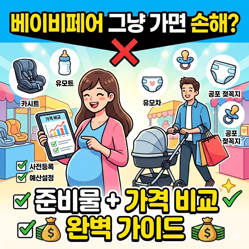 베이비페어 그냥 가면 손해? 준비물부터 가격 비교까지