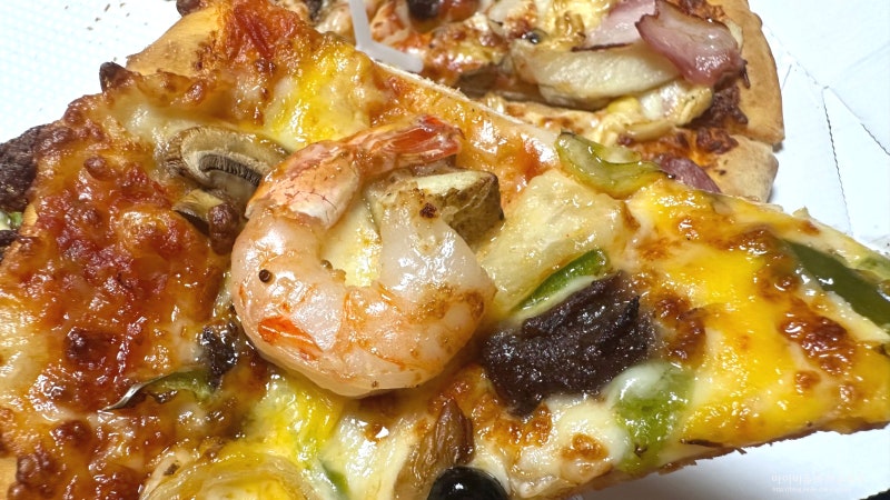 도미노피자 베스트콰트로 L, 나폴리도우 4가지맛을 한번에