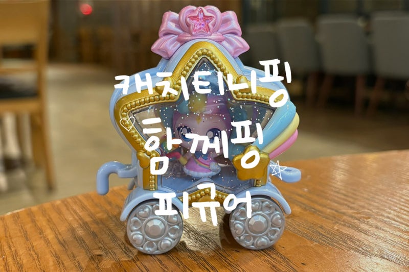슈팅스타 캐치 티니핑 함께핑 피규어 로즈데이 선물 받은 여자