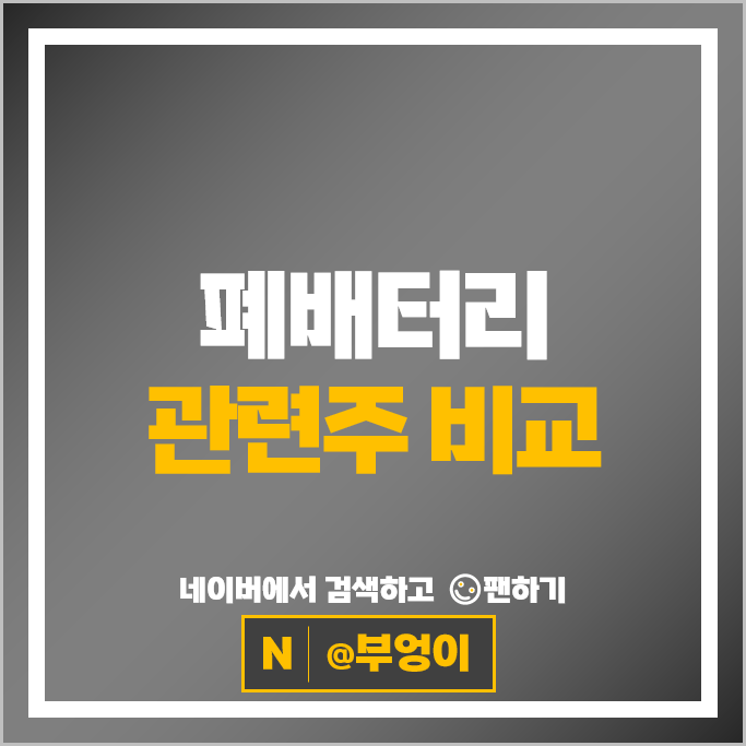 전기차 폐배터리 관련주 아이에스동서 DS단석 LG에너지솔루션 주가