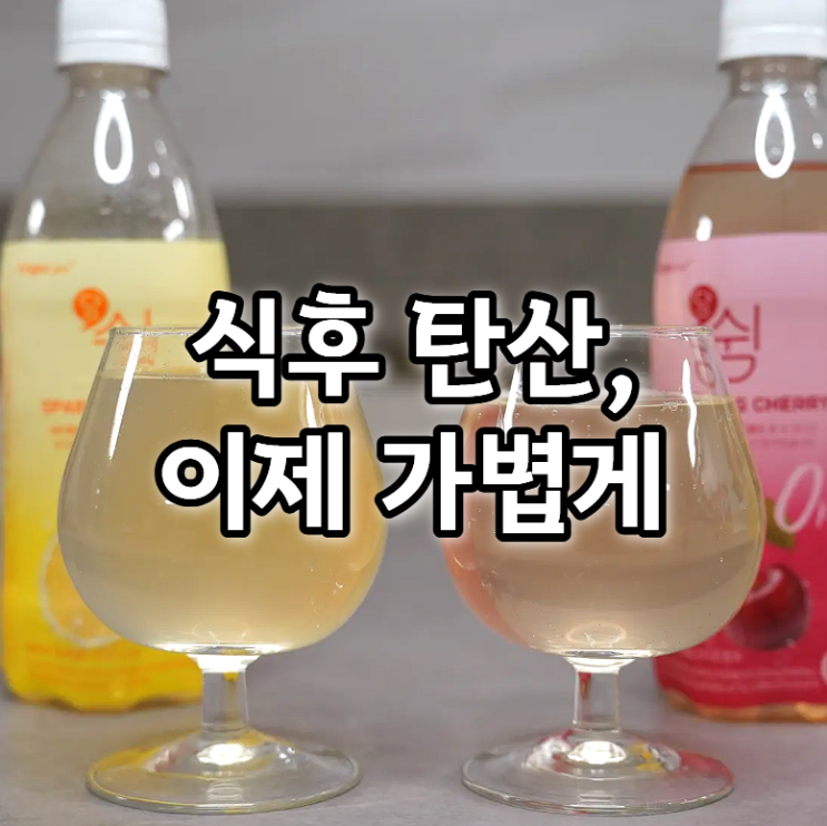  사과초모식초 찾다가 마셔본 당쉼 스파클링 체리 레몬 후기