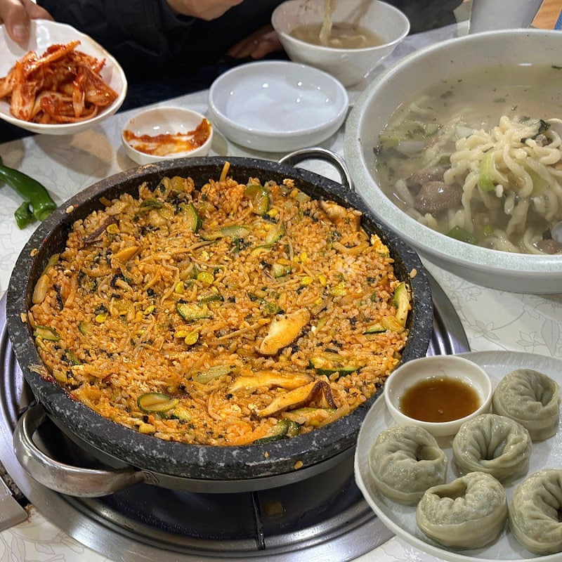 섬마을┃진해 자은동 맛집 해물칼국수 돌솥비빔밥 한식 추천