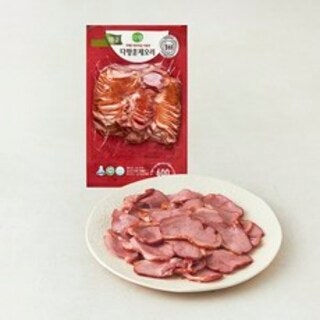  다향 1등급 훈제 오리 슬라이스 600g - 부드럽고 담백한 오리 가슴살