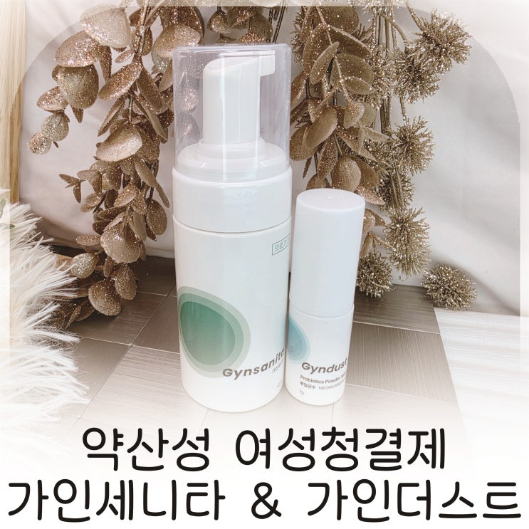  여성청결제 추천 가인세니타, 약산성 여성세정제 가인더스트 데일리케어 추천