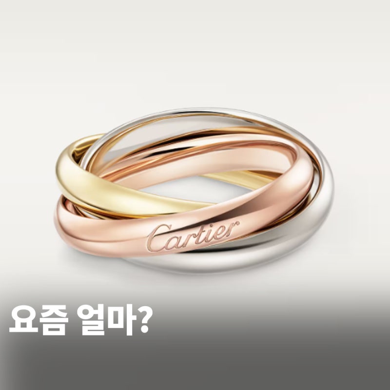 까르띠에 트리니티링 스몰, 클래식, 라지 요즘 가격 얼마?