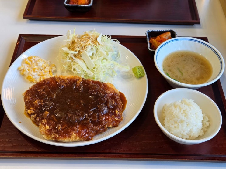  안양 동편마을 해든 돈까스 후기, 도톰한 돈까스와 카레우동 맛집