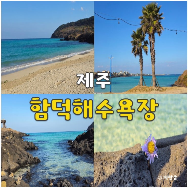  제주 함덕해수욕장 가볼 만한 곳 동쪽 코스