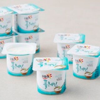  요플레 플레인 멀티 85g 8개 - 부드러운 유산균 홈카페 간식