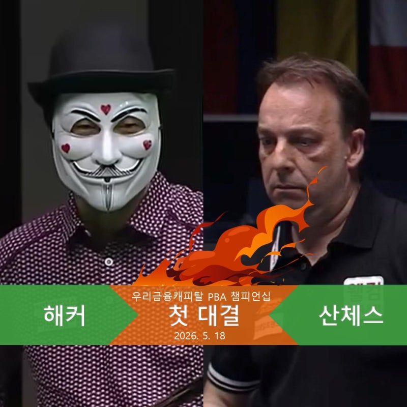 다니엘 산체스 해커 128강 맞대결, 우리금융캐피탈 PBA 챔피언십 2026 경기 전망