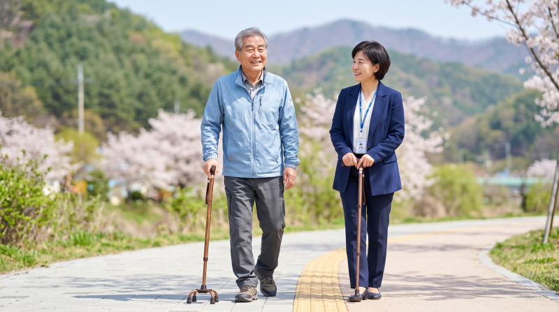 [가평 복지용구] 부모님 외출 필수품! 노인장기요양보험 지원받는 안전한 ‘지팡이’ 종류 ....