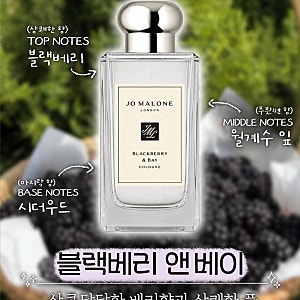 [조말론런던] 블랙베리 앤 베이 코롱 최애향수 향설명