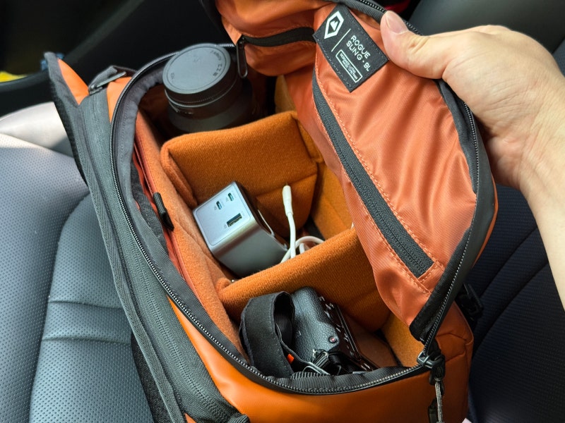 카메라 가방 추천 WANDRD 원더드 슬링백 ROGUE 9L SLING Orange V2