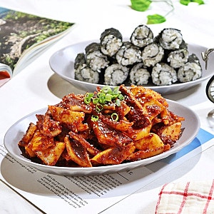 충무김밥 오징어무침 만드는법 레시피 오징어 무김치 만들기