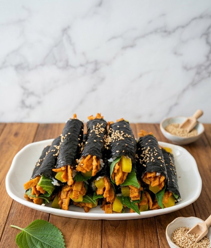 중독성 갑! 매운오뎅 꼬마김밥 황금레시피 (매운어묵김밥 맛있게 만들기)