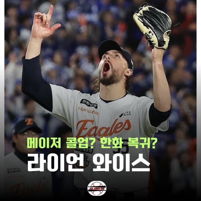 메이저 콜업? 한화 복귀? 라이언 와이스의 선택
