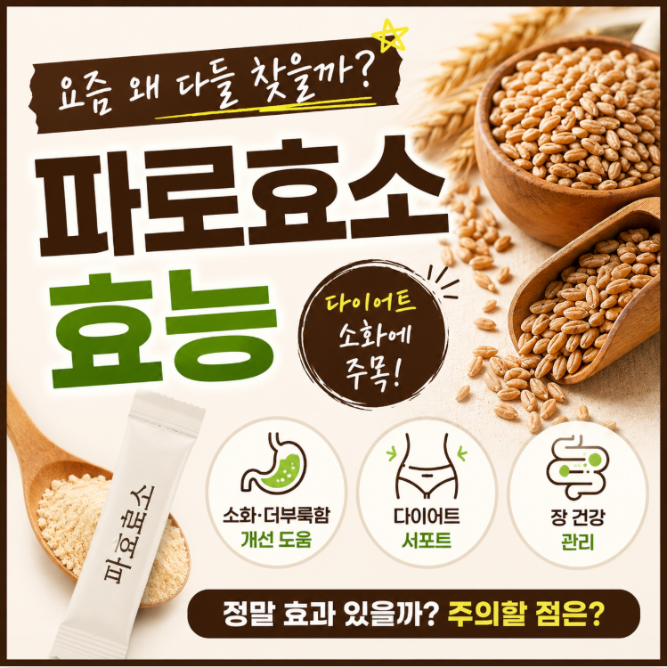 “요즘 왜 다들 찾을까?” 파로효소 효능, 다이어트·소화에 주목받는 이유