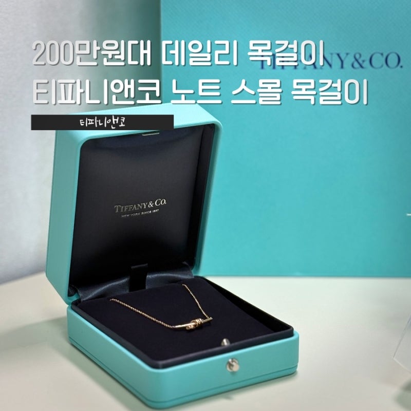 티파니 노트 스몰 목걸이 | 200만원대 명품목걸이 추천(feat.가격 인상 전)