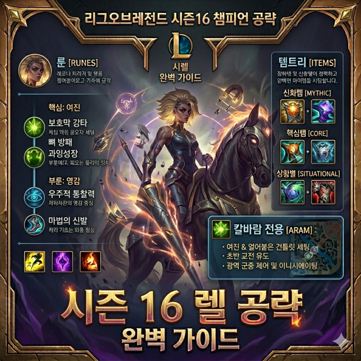 [시즌16] 리그오브레전드 롤 렐룬, 템트리 + 칼바람렐