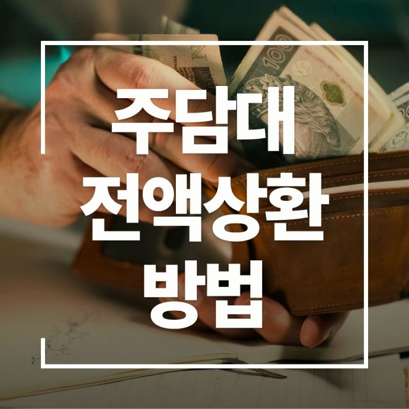 특례보금자리론 전액상환 방법 정리 - 가상계좌로 상환 후기