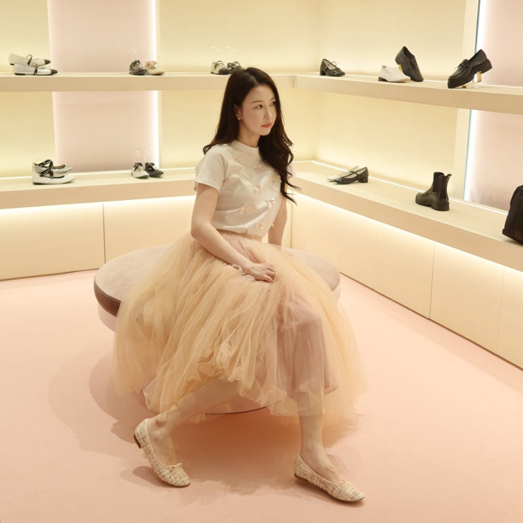 핀터레스트 무드의 김나영 레페토 발레 플랫슈즈 까미유, 산드리옹 후기(in 판교 현대백화점 팝업)
