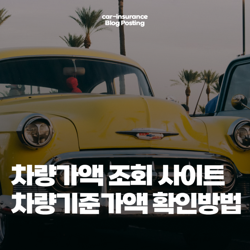자동차 차량기준가액 조회 방법(ft. 보험개발원 홈택스)