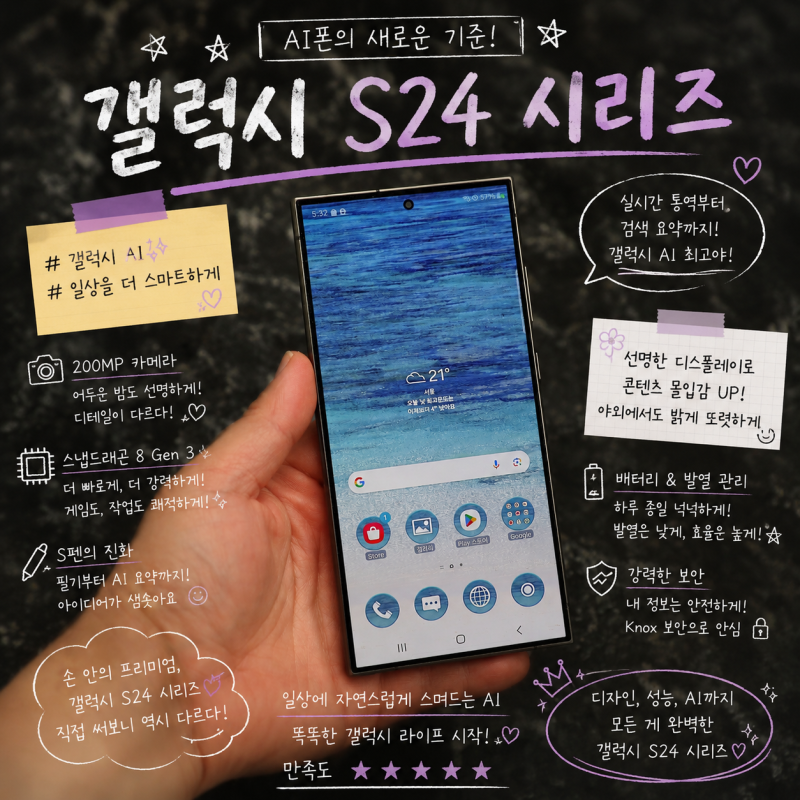 갤럭시 S24 울트라 플러스 디자인 출시일 후기 및 장단점 분석