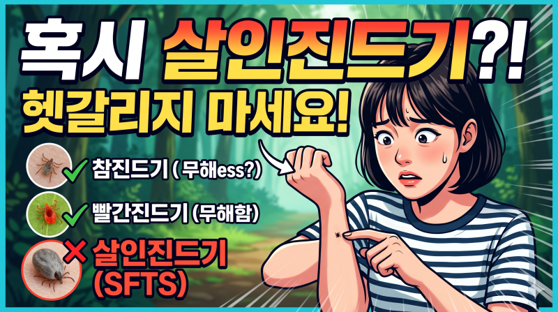 이거 혹시 살인진드기 아니야? 헷갈리기 쉬운 진드기 종류와 예방방법 등 총정리!