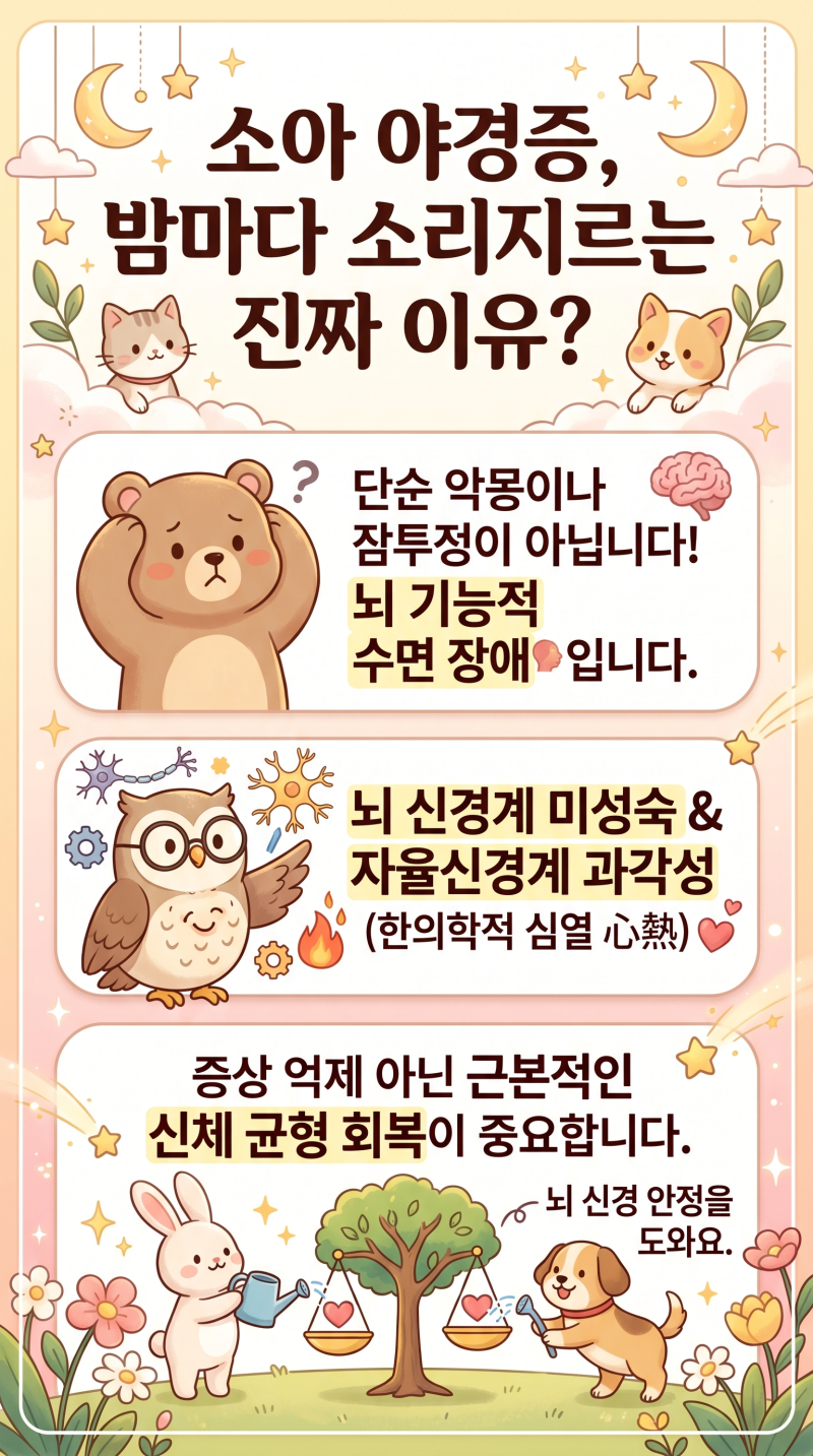 소아 야경증, 밤마다 비명 지르며 깨고 우는 아기의 수면 문제 진짜 이유