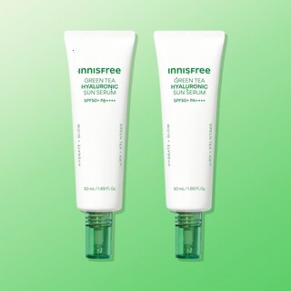 이니스프리 그린티 선세럼 50ml 2개 - 진정 수분 저자극 썬케어