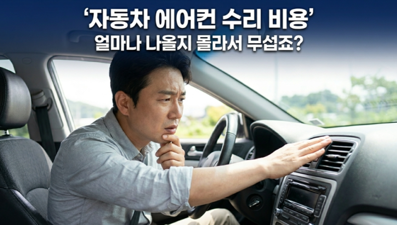 자동차 에어컨 수리비 콤프레서 교체비용, 해보니 이게 달랐어요