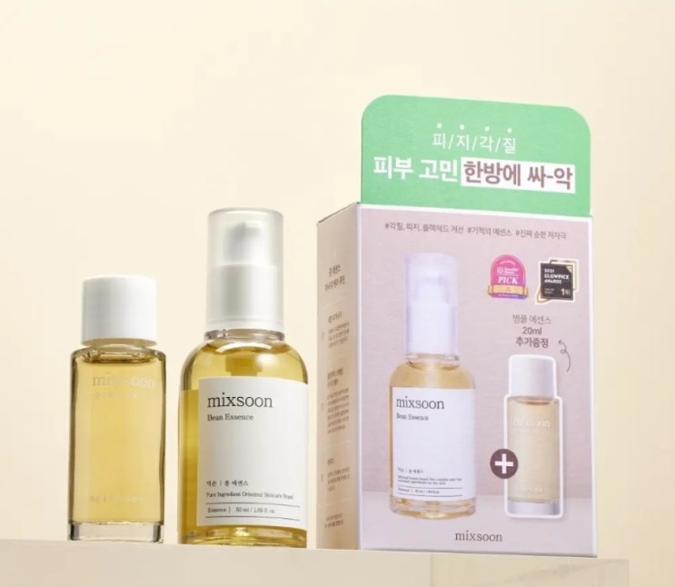  [단독기획] 믹순 콩 에센스 50ml 기획 (+병풀 에센스 20ml)