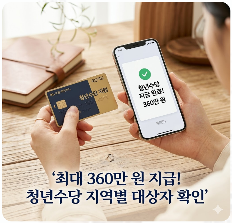  최대 360만 원 지급! 2026년 놓치면 후회하는 청년수당 지역별 대상자 확인