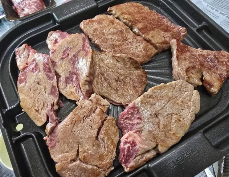 주말 먹방 일상 한우구이 안심 채끝 치마살 살치살