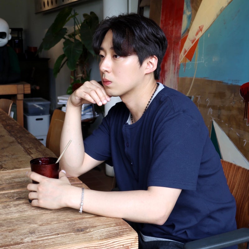 데꼬로소 남자 반팔 셔츠 헨리넥 반팔 레이어드 티 여름코디로 추천
