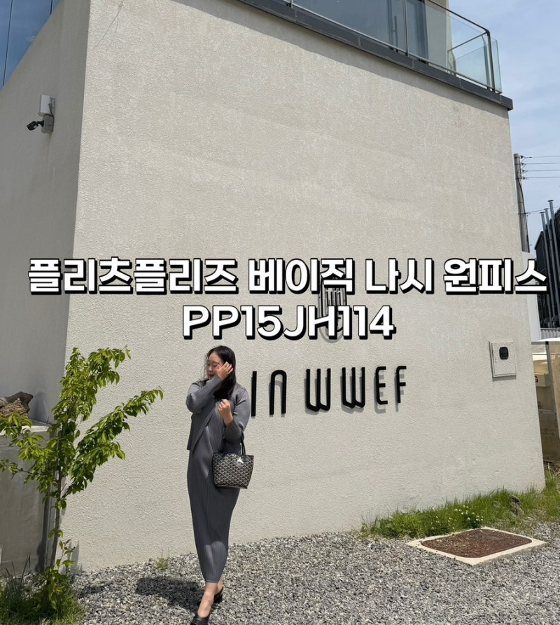 플리츠플리즈 베이직 나시원피스 3사이즈 PP15JH114