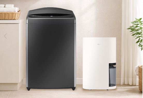  LG 통돌이 세탁기 X 휘센 오브제컬렉션 제습기 결합 상품: 세탁부터 건조 보조까지, 완벽한 세탁 솔루션 (T19MX8A + DQ214MEGA)
