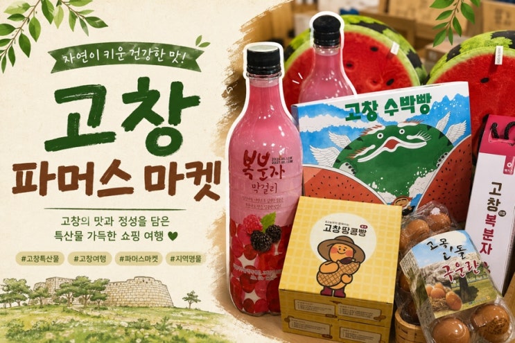  고창 여행 ㅣ 고창 기념품 특산품 판매장  복분자 엑기스 구매 후기