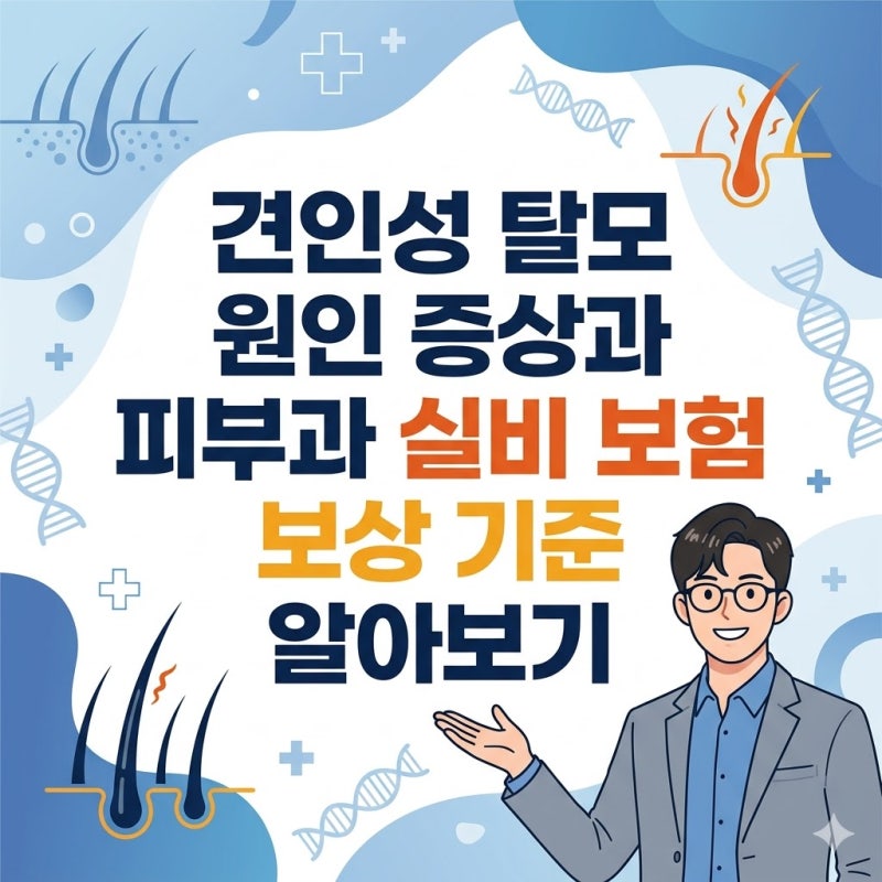 견인성 탈모 원인 증상과 피부과 실비 보험 보상 기준 알아보기