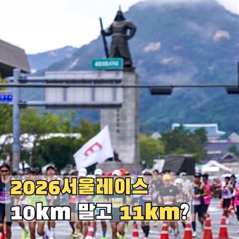 2026서울레이스 코스, 왜 10km가 아니라 11km일까?
