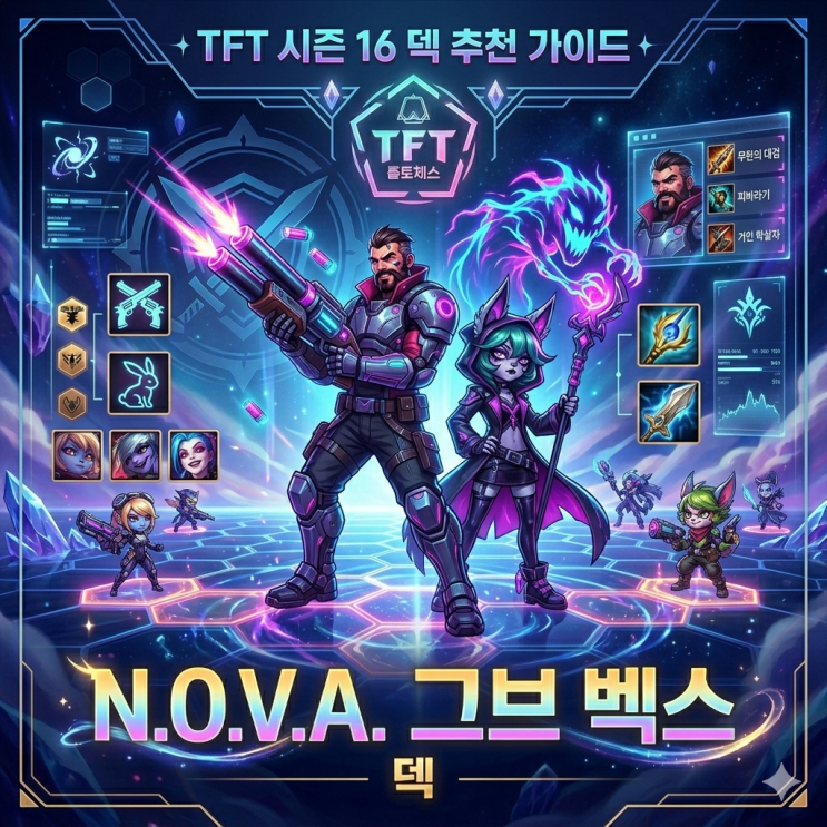 롤토체스 덱추천 : N.O.V.A. 그브 벡스 덱