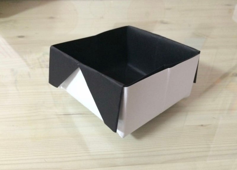 A4용지 한장만 가지고 상자만들기 (종이접기 일회용 쓰레기통)
