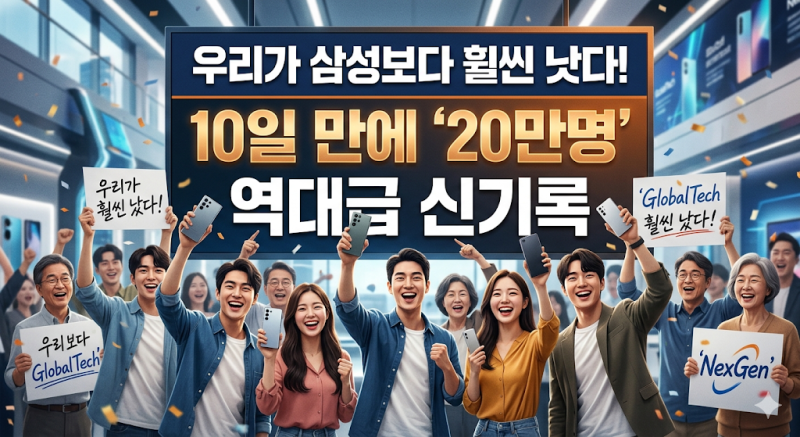 삼성 vs 화웨이 폴더블폰 전쟁, 2026 글로벌 폴더블폰 점유율 전망