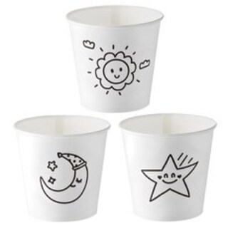  탐사 해달별 종이컵 180ml 1000개입 - 대용량 일회용 컵 실속 구성