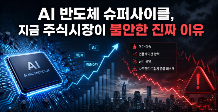  AI 반도체 슈퍼사이클, 지금 주식시장이 불안한 진짜 이유