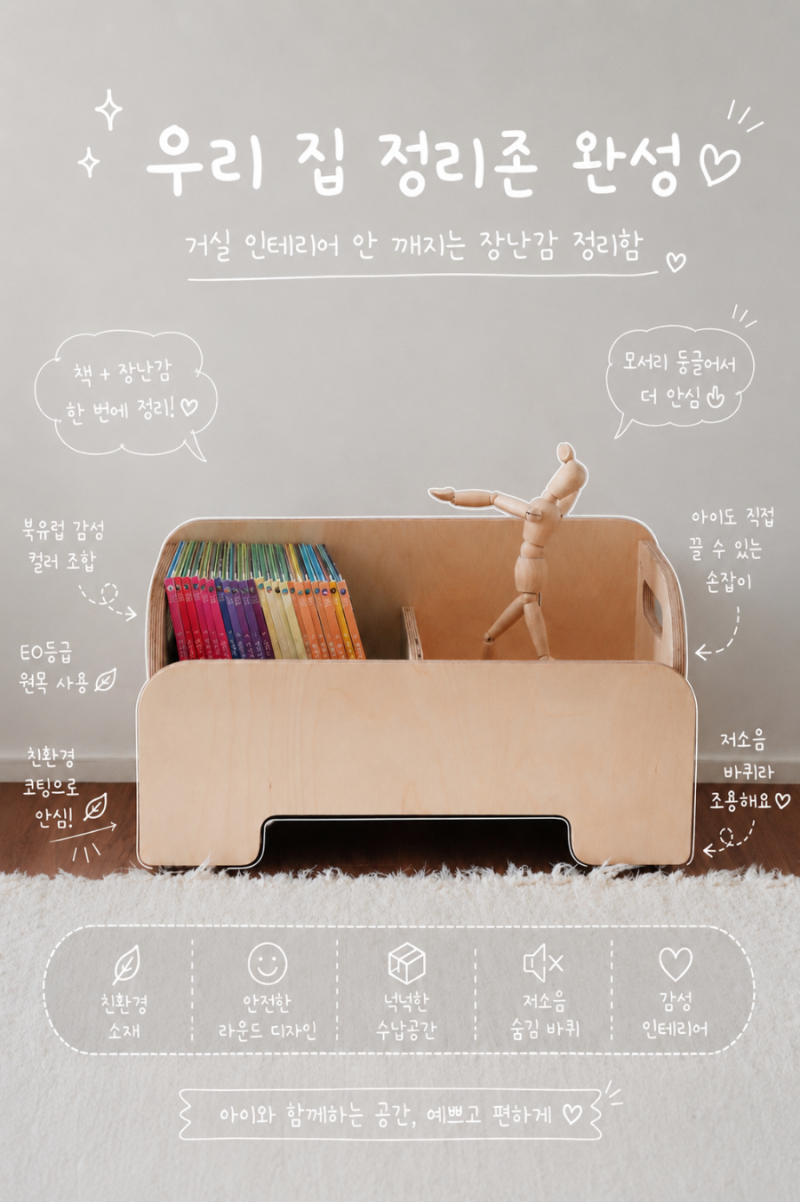 모모 북트롤리 7개월 사용후기 | 책장 4개인 집에서도 들인 이유