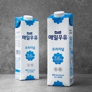  매일우유 오리지널 900ml 2개 - 부드럽고 신선한 선택