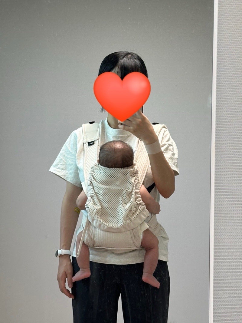 백효정 아기띠 구형 신형 비교 내돈내산 + 포대기 착용 후기